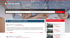 Desktop Screenshot of le-guide-sante.org
